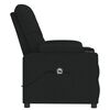 vidaXL Fauteuil inclinable &eacute;lectrique Noir Tissu