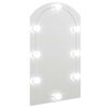 vidaXL Miroir avec &eacute;clairage LED 70x40 cm Verre Arche