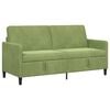 vidaXL Sofa avec rangement Vert clair 172 x 78 x 87 cm Polyester