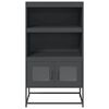 vidaXL Buffet haut anthracite 68x39x123 cm acier