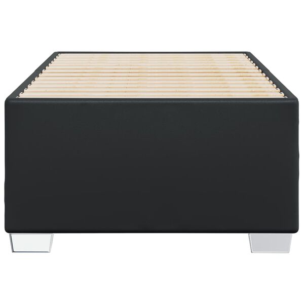 vidaXL Cadre de lit sans matelas noir 90x200 cm similicuir
