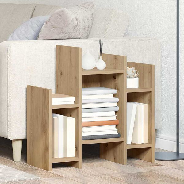 vidaXL Meuble d'appoint Ch&ecirc;ne artisanal 60 x 26 x 60 cm