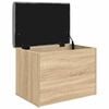 vidaXL Banc de rangement Ch&ecirc;ne Sonoma 62x42x45 cm Bois d'ing&eacute;nierie