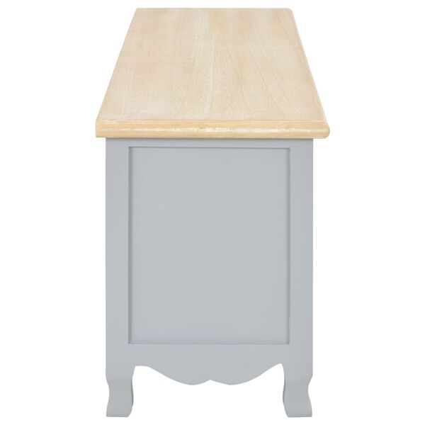 vidaXL Meuble TV Gris 120x30x40 cm Bois