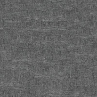 vidaXL Chaise à manger gris foncé 54x56x96,5 cm tissu