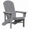 vidaXL Chaise de jardin 3 pcs Gris clair Poly&eacute;thyl&egrave;ne