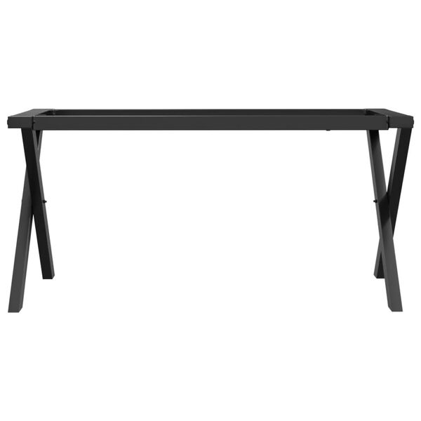 vidaXL Pieds de table basse cadre en X 90x30x43 cm acier