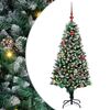 vidaXL Sapin de No&euml;l artificiel Vert 150 cm PVC, Acier et Plastique