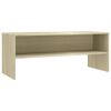 vidaXL Meuble TV Ch&ecirc;ne sonoma 100x40x40 cm Bois d'ing&eacute;nierie