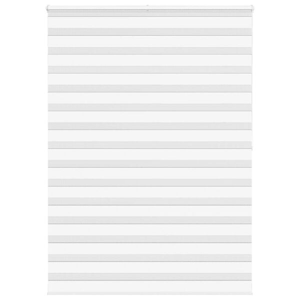 vidaXL Store zèbre blanc 155x200 cm largeur du tissu 150,9cm polyester