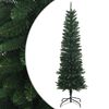 vidaXL Artificial Slim Christmas Tree 150 cm PE et PVC Vert