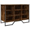 vidaXL Armoire &agrave; chaussures ch&ecirc;ne fum&eacute; 90x38x61,5 cm bois d'ing&eacute;nierie