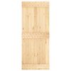 vidaXL Porte NARVIK Naturel 85 x 210 cm Bois de pin massif