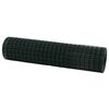 vidaXL Cl&ocirc;ture Euro Vert 1,2 x 25 m Fer rev&ecirc;tu de PVC