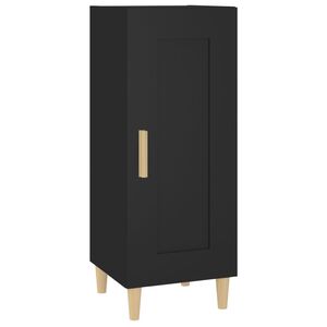 vidaXL Buffet Noir 34,5x34x90 cm Bois d'ing&eacute;nierie