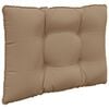 vidaXL Coussin de canap&eacute; d'ext&eacute;rieur 2 pcs Taupe Polyester