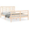 vidaXL Cadre de lit sans matelas 140x200 cm bois massif