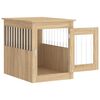 vidaXL Meuble de cage pour chiens chêne sonoma 55x75x65 cm