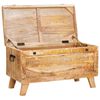 vidaXL Bo&icirc;te de rangement 70 x 35 x 40 cm bois de manguier massif