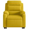 vidaXL Fauteuil inclinable électrique jaune Velours