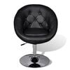 vidaXL Tabouret de bar Noir Similicuir