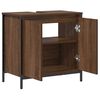 vidaXL Meuble salle de bain lavabo ch&ecirc;ne marron 60x34,5x60 cm