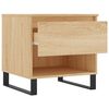 vidaXL Tables basses 2 pcs ch&ecirc;ne sonoma 50x46x50 cm bois d'ing&eacute;nierie