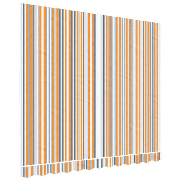 vidaXL Tissu de remplacement pour auvent rayures multicolores 3x2,5 m