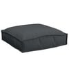vidaXL Coussin 4 pcs Noir 40 x 40 x 8 cm Tissu Oxford
