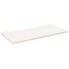 vidaXL Dessus de bureau blanc 100x60x2,5 cm bois massif de pin