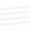 vidaXL &Eacute;tag&egrave;res murales flottantes 4 pcs blanc 120x23,5x3,8 cm MDF