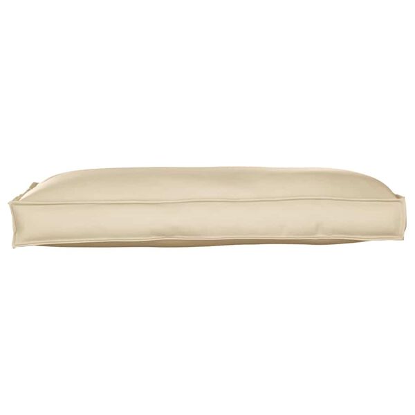 vidaXL Coussin Beige 120 x 60 x 12 cm Tissu Oxford