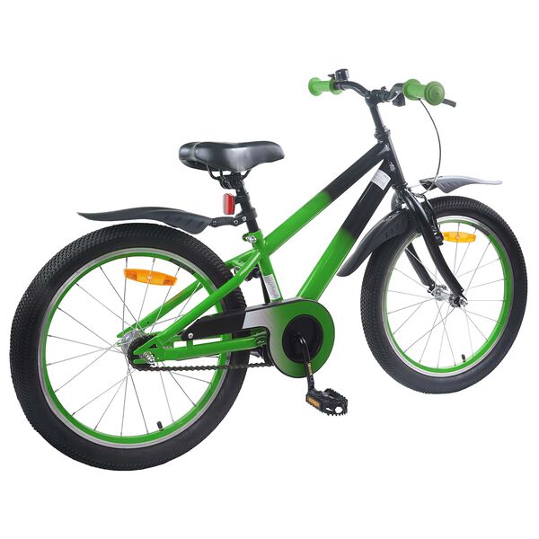 vidaXL V&eacute;lo pour Enfants 18 Pouces pour les 5-7 ans Bleu Noir