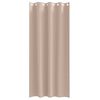 vidaXL Rideaux occultants avec anneaux 2 pcs Taupe 245 x 140 cm