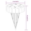 vidaXL Lampes solaires de sol et piquets de sol ext&eacute;rieur 4 pcs