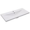 vidaXL Lavabo encastr&eacute; 91 x 39,5 x 18,5 cm C&eacute;ramique Blanc