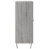 vidaXL Buffet sonoma gris 69,5x34x90 cm bois d'ing&eacute;nierie