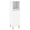 vidaXL Ensemble de meubles salle de bain 3 pcs blanc bois d'ingénierie
