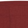 vidaXL Banc Rouge bordeaux 70x35x41 cm Tissu
