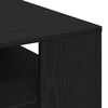 vidaXL Table basse Ch&ecirc;ne noir 40 x 40 x 43 cm Bois d'ing&eacute;nierie