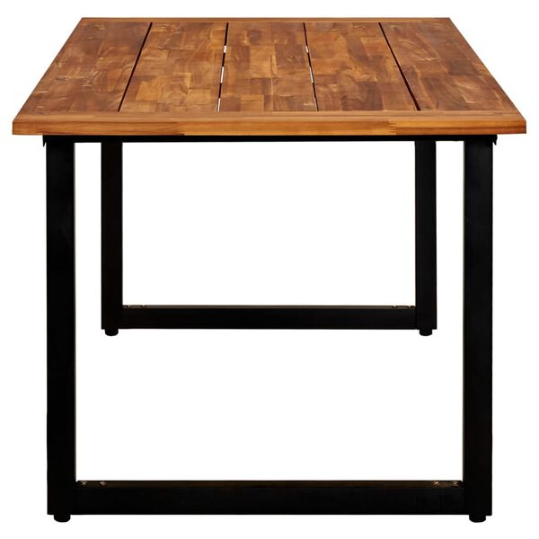 vidaXL Table de jardin &agrave; pieds en U 180x90x75 cm Bois d'acacia massif