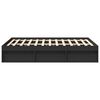 vidaXL Cadre de lit sans matelas noir 120x200 cm
