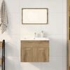 vidaXL Ensemble de meubles salle de bain 2 pcs bois d'ing&eacute;nierie
