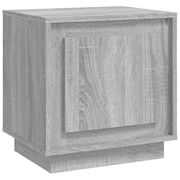 vidaXL Table de chevet sonoma gris 44x35x45 cm bois d'ing&eacute;nierie