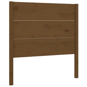 vidaXL T&ecirc;te de lit Marron miel 106x4x100 cm Bois massif de pin