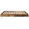 vidaXL Cadre de lit sans matelas vieux bois 160x200 cm bois ing&eacute;nierie