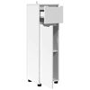 vidaXL Cabinet de salle de bain avec tiroir Blanc 30,5 x 30 x 101 cm