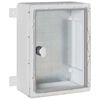 vidaXL Armoire de contr&ocirc;le Gris 32 x 15 x 35 cm Plastic ABS