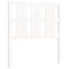 vidaXL Cadre de lit sans matelas blanc bois de pin massif