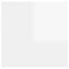 vidaXL Meuble TV mural Blanc brillant 30,5x30x30 cm